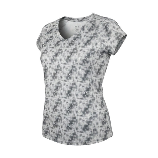 Crivit Womens Grey Camouflage  Basic T-Shirt