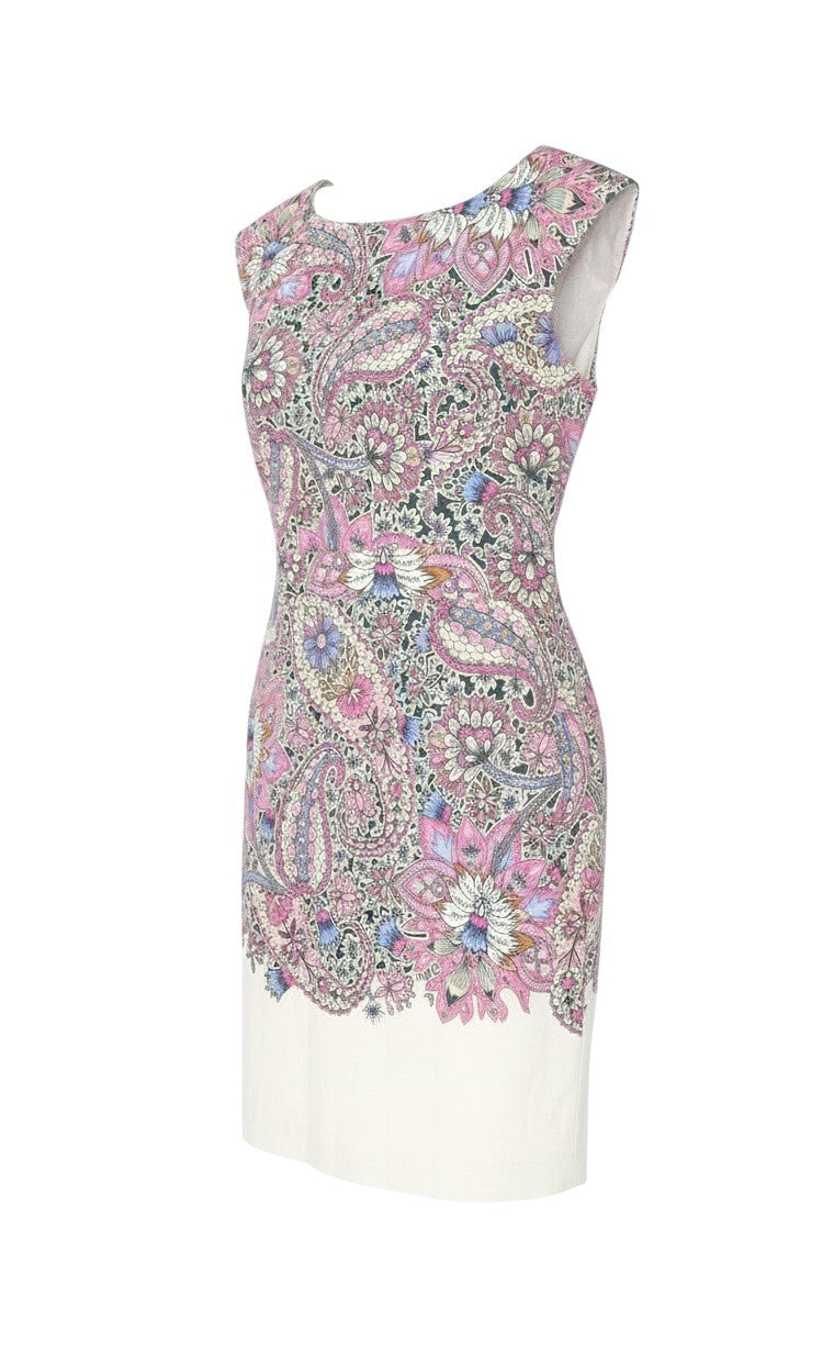 Additional view of French Connection Women Multicoloured UK 10 Paisley Sheath Dress