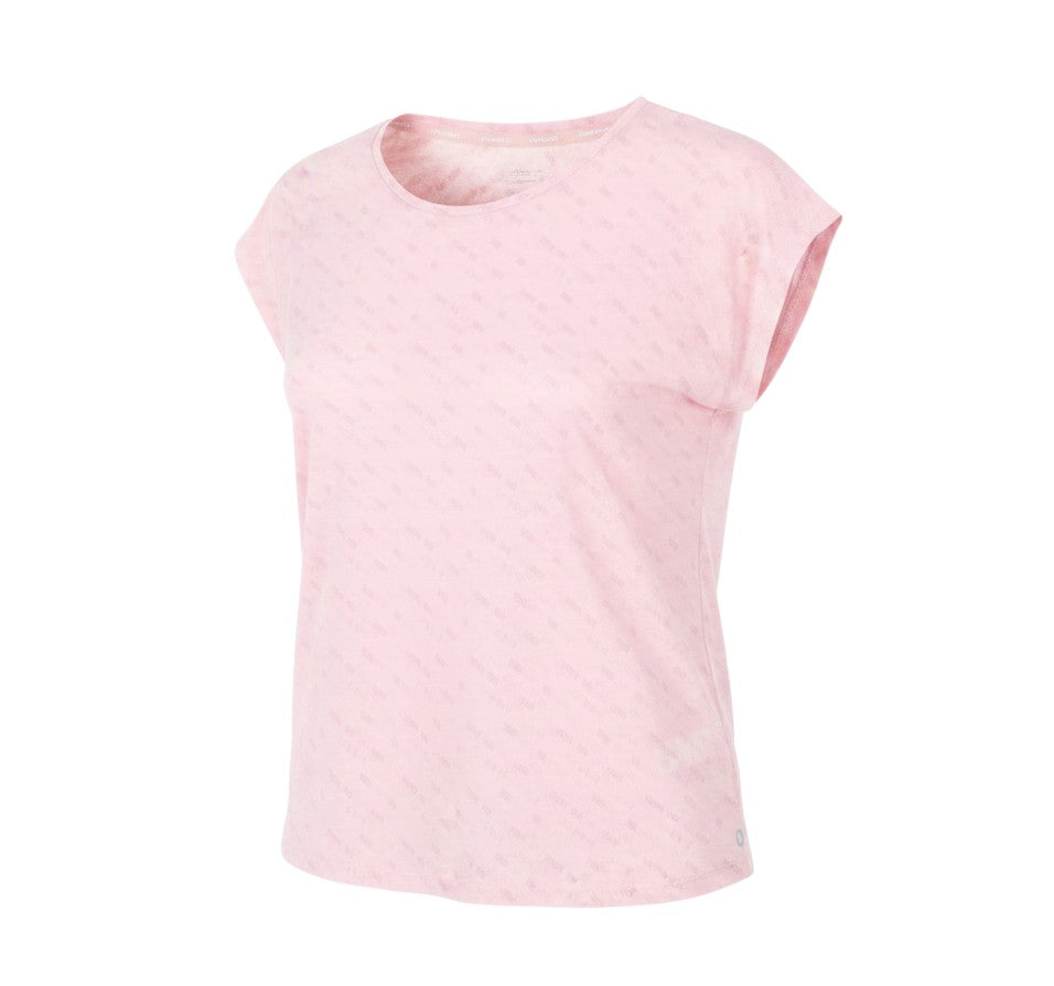 Prewornwholesale Marks and Spencer women's pink sleeveless jersey t-shirt with a crew neck for activewear.