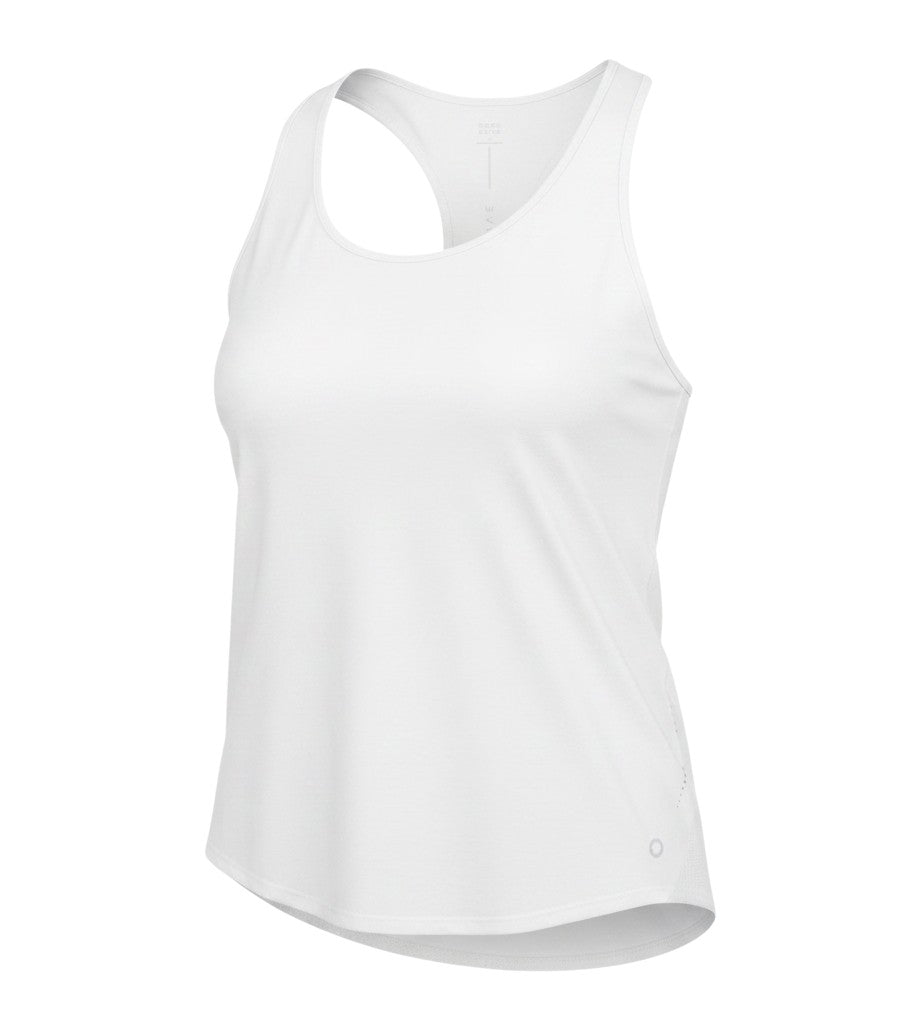 Prewornwholesale Marks and Spencer white racerback tank top for women with a scoop neck and moisture-wicking fabric.