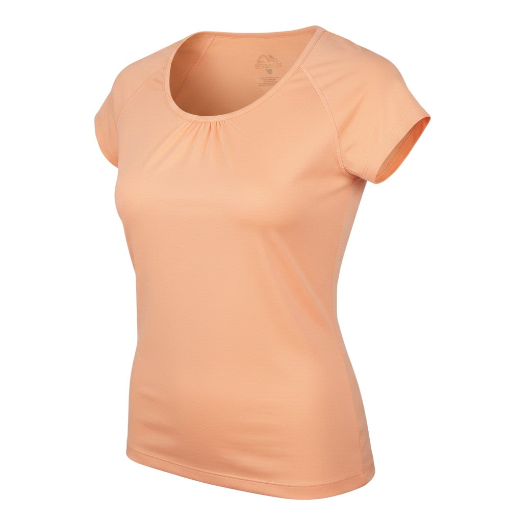 Active Women Orange Short Sleeve Top Size 12