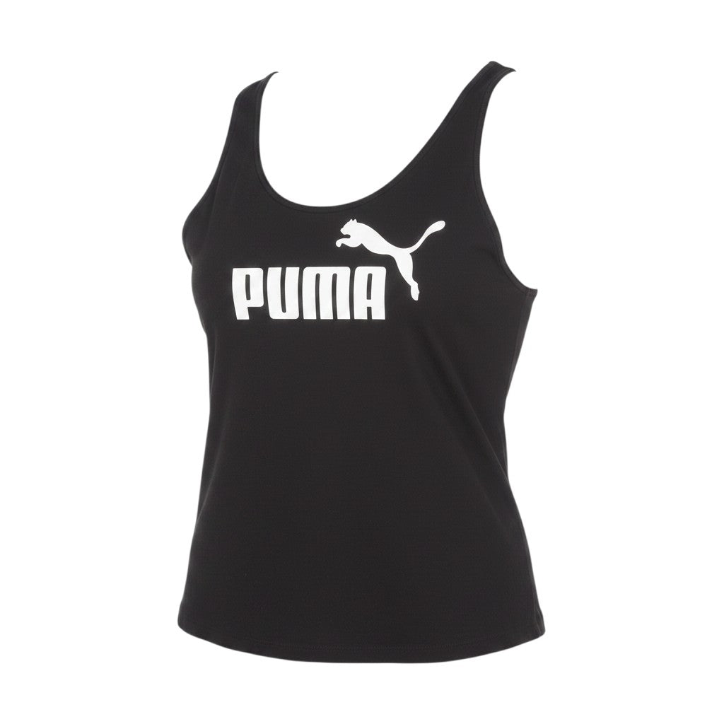 Puma Womens Black Sports Tank Top Size 14 Cotton Blend