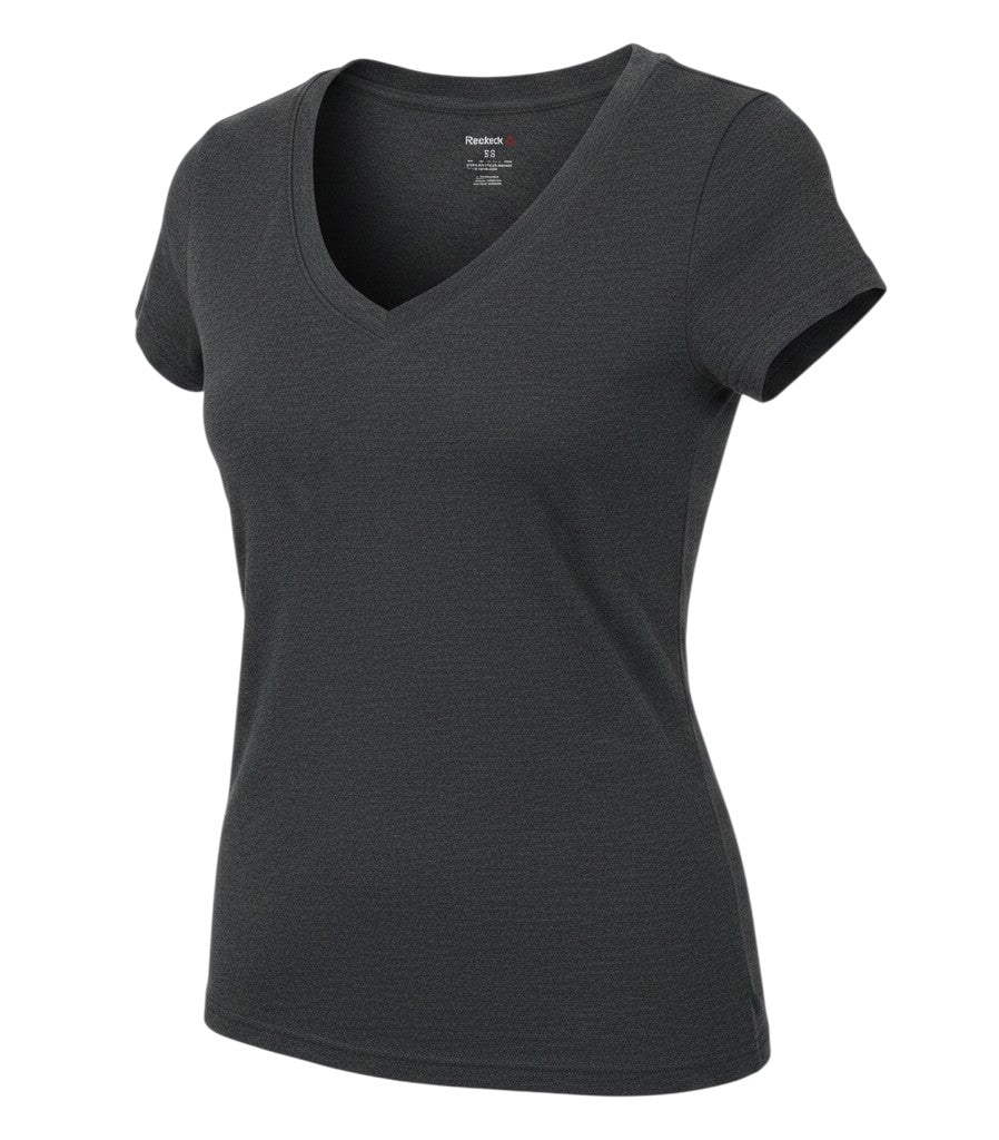 Reebok Womens Grey   Basic T-Shirt Size XS